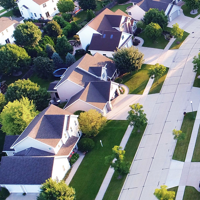 Suburban neighborhood